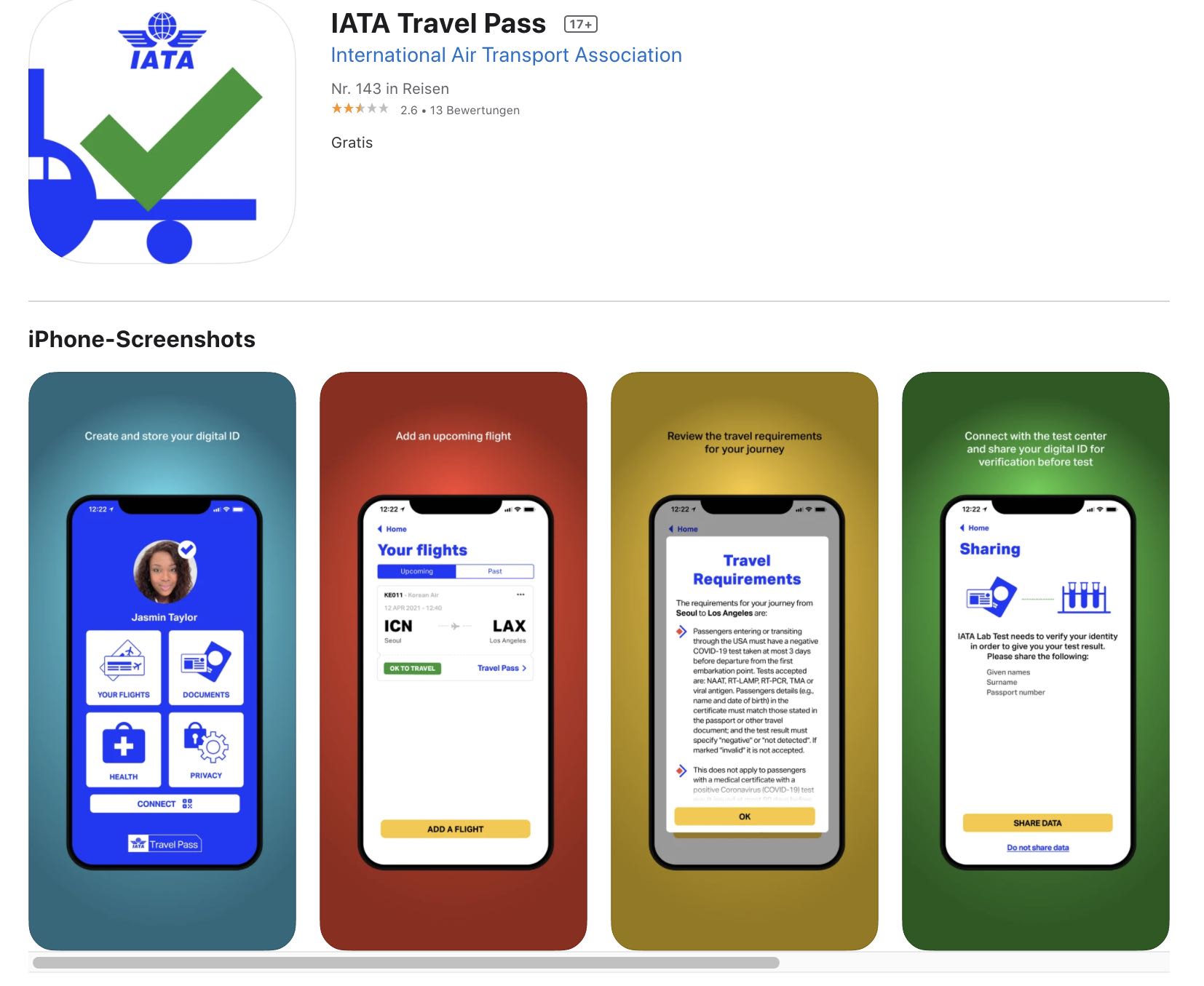 12 EU countries roll out Digital Green Pass. IATA’s Travel Pass being